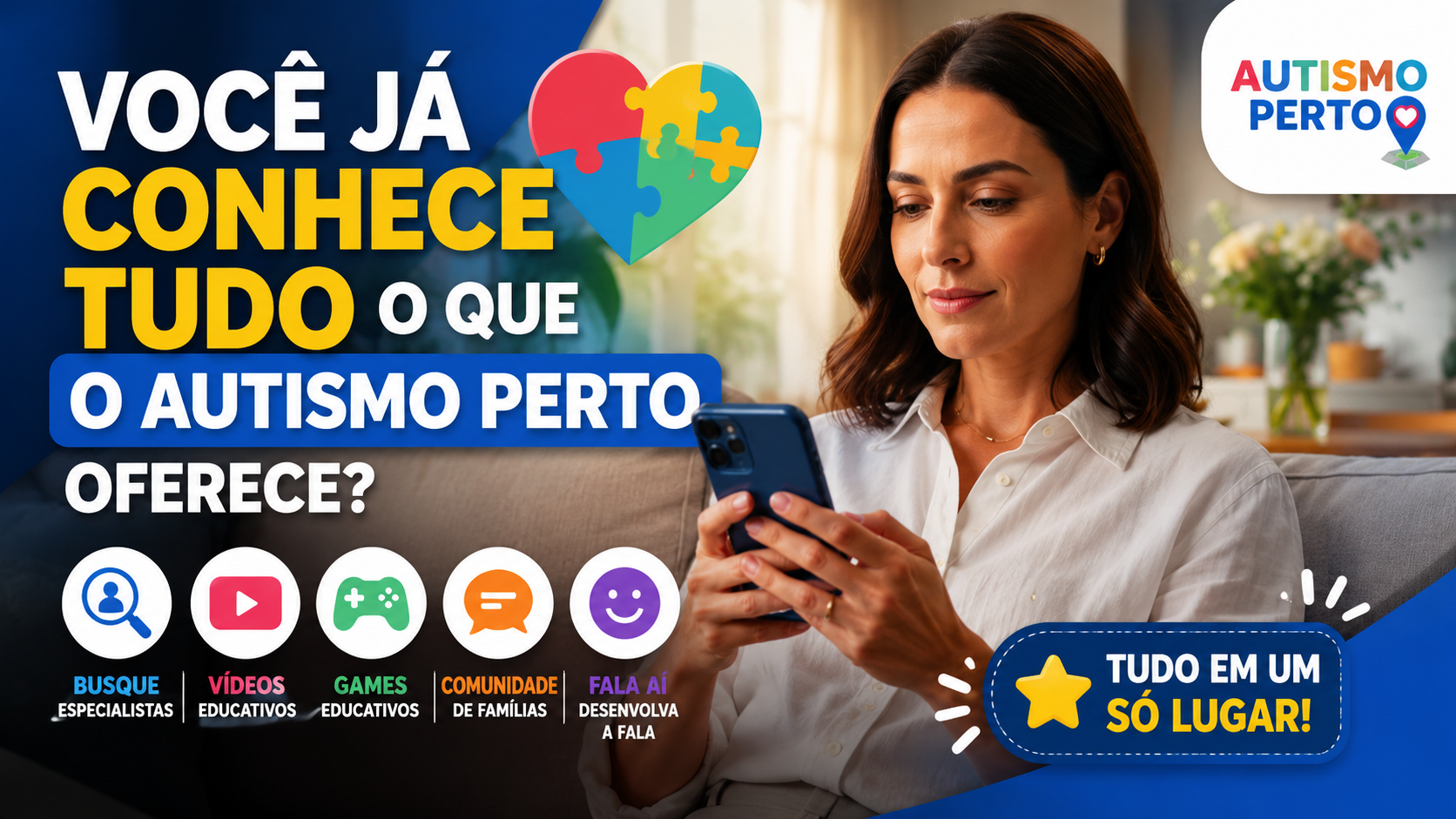 Capa do vídeo 🚀 Você já conhece tudo o que o Autismo Perto oferece?