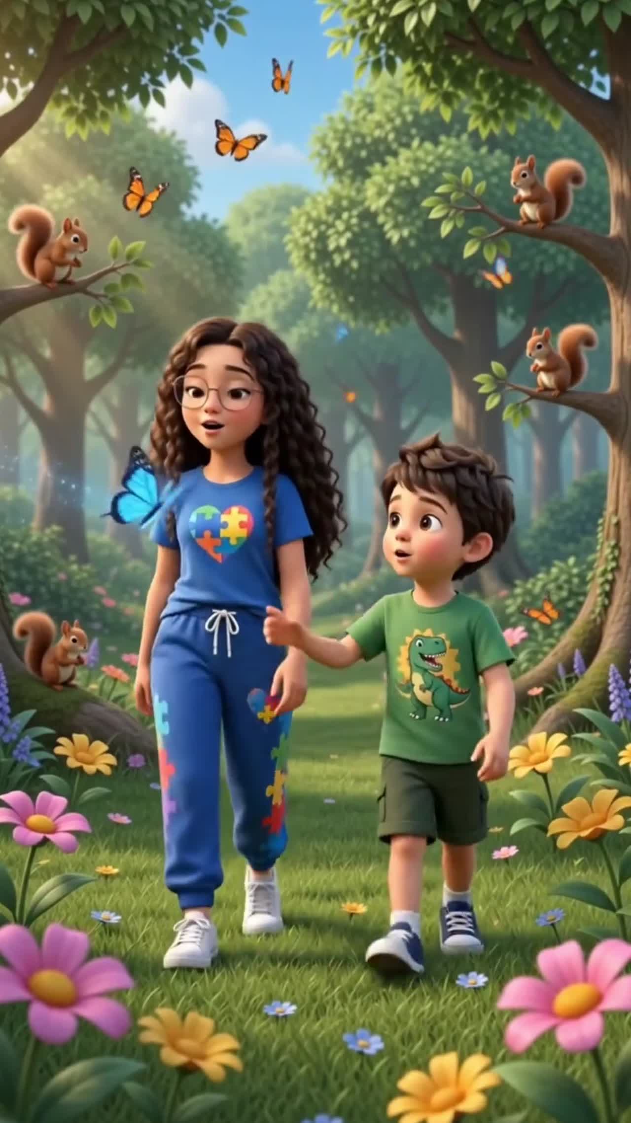 Capa do vídeo Beli e Léo Explorando a Floresta