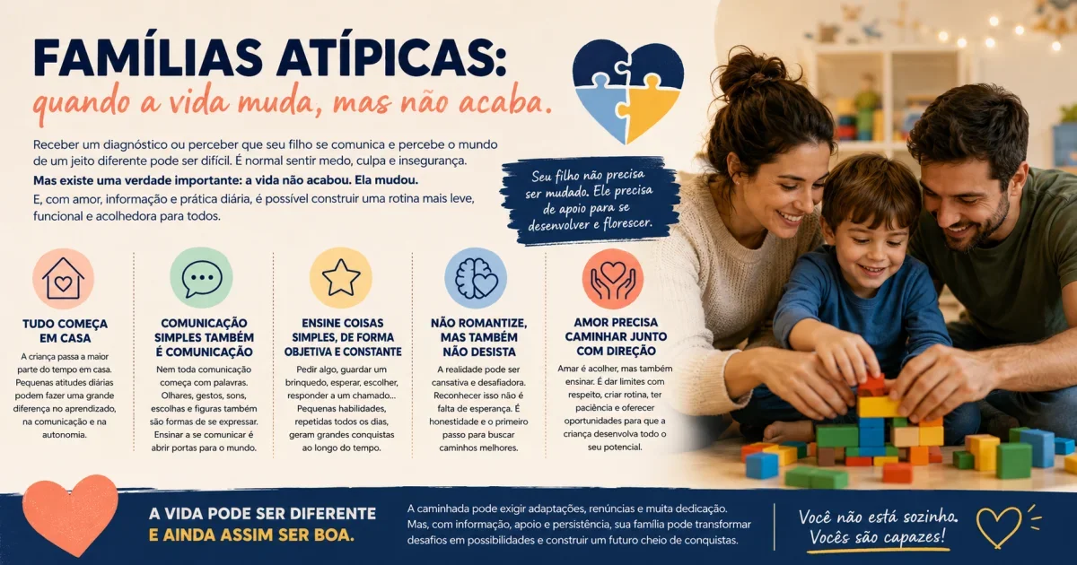 Famílias Atípicas: quando a vida muda, mas não acaba