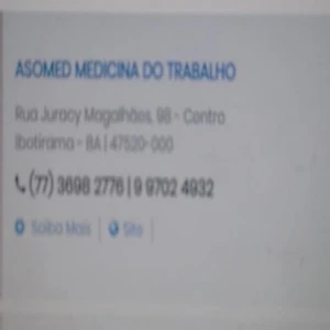 Asomed Medicina do Trabalho
